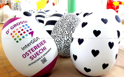 Dekorative Eier: Moderne 3D-Osterfiguren