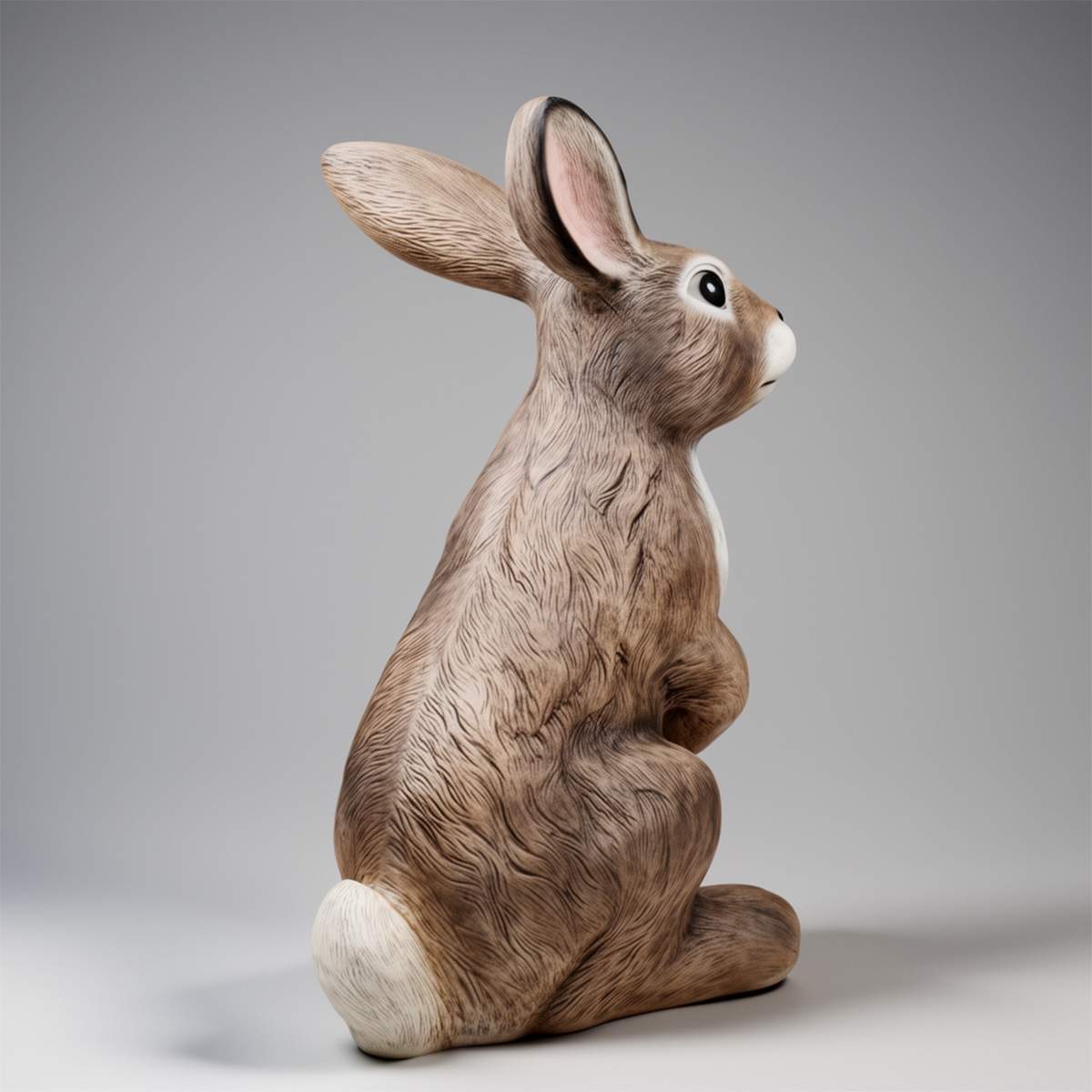 Große Dekorative Kaninchen Sitzend Figur – Bild 4