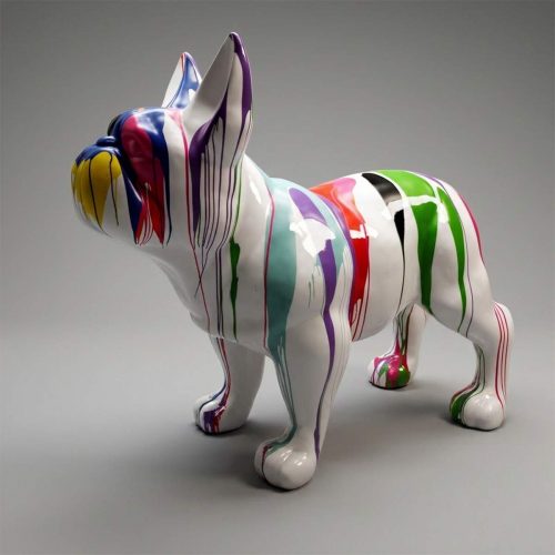 Riesie Bulldogge Welpe Glasfaser -Figuren - Rebellion