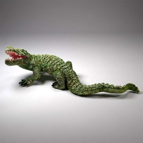 Krokodil Glasfaser Deko -Figuren - Einfarbig