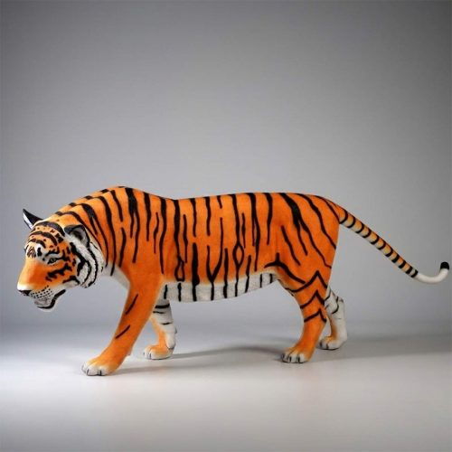 Lebensgroßer Tiger - Tierfigur aus Fiberglas