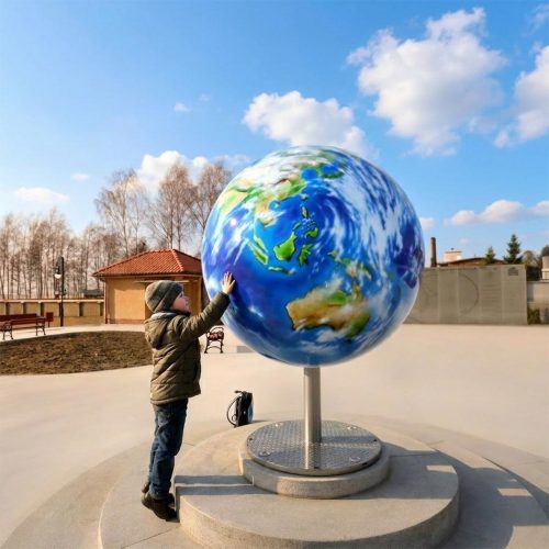 Großer Globe aus Laminat Ø-150 cm