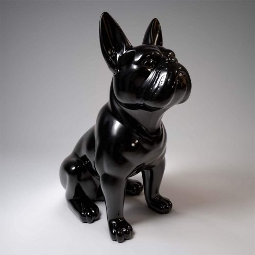 SITZende Bulldogge Deko Figuren Sl - Einfarbig.