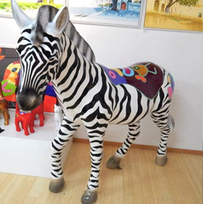 Figura 3D zebra naturalnej wielkości