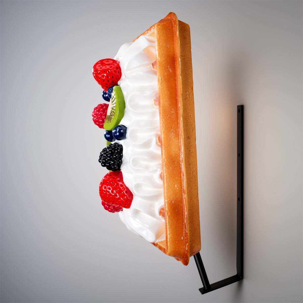 Kleine Werbe Waffel Z Owocami Figur – Bild 2