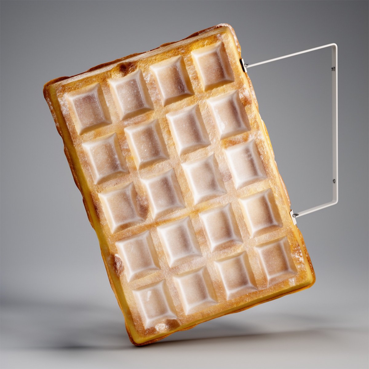 Große Werbe Waffel Für Die Wand Figur