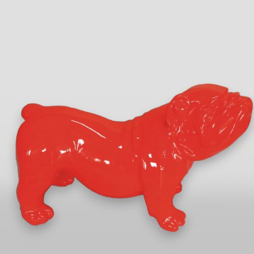 pies Figura dekoracyjna Bulldog Angielski - wersja jednokolorowa