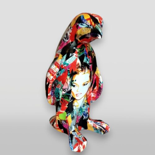 Figura dekoracyjna pingwin mały - pop-art