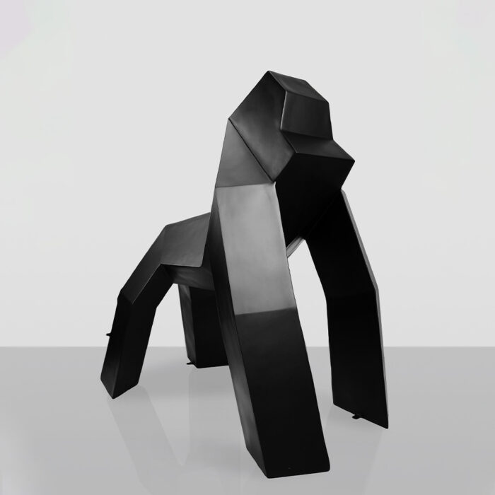 Gorilla origami Glasfaser Figuren Stehend