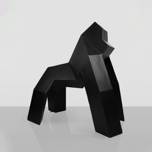 Gorilla origami Glasfaser Figuren Stehend