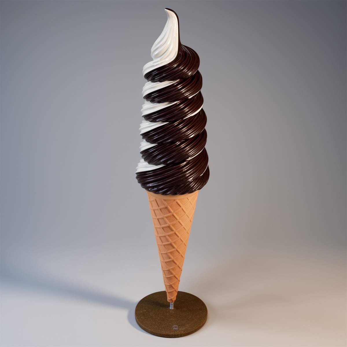 Werbe Amerikanisches Softeis Figur