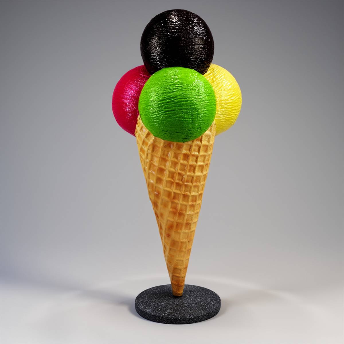 Werbefigur Eiskugel - 134 cm