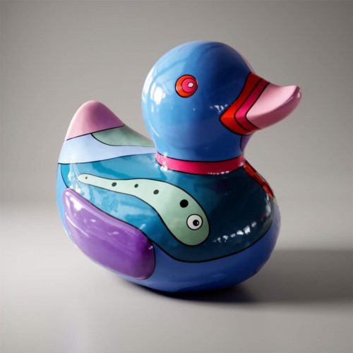 Dekorative Ende Statue aus Glasfaser