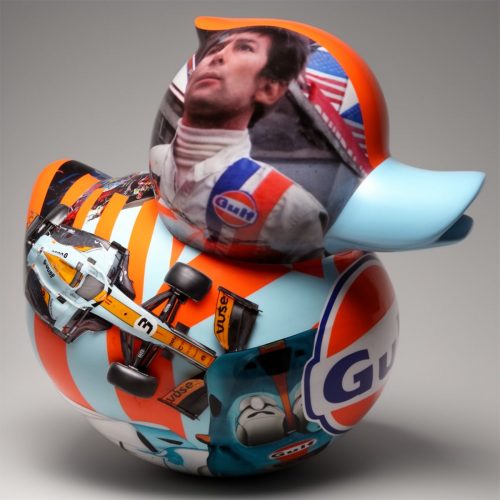 Ente Kunstharz Deka Skulptur-Pop-Art-Ausgabe
