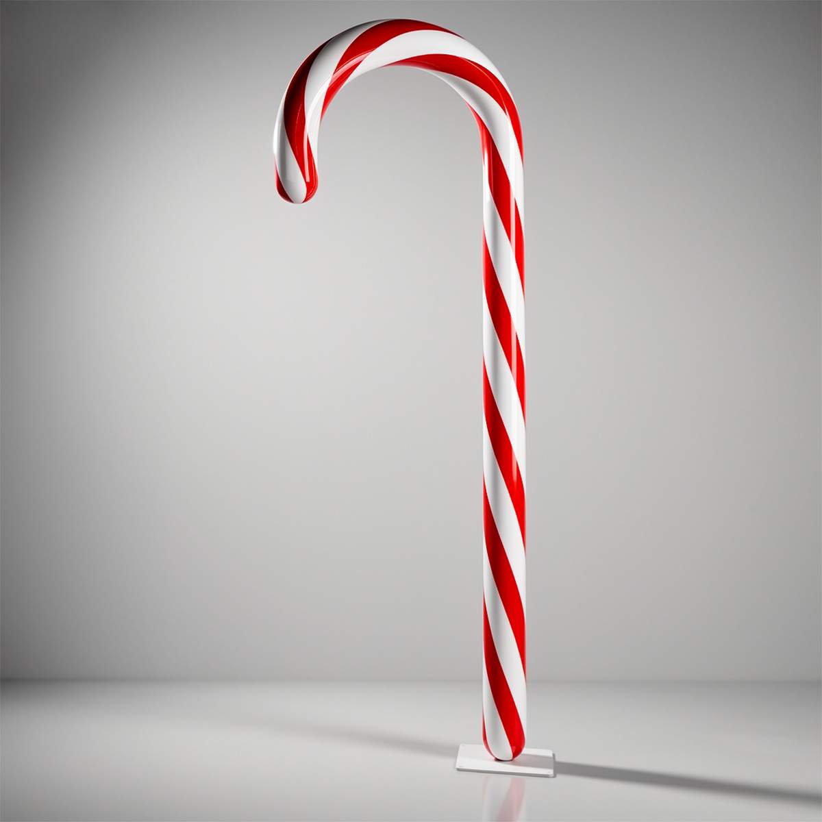 Weihnachts-Zuckerstange auf Sockel – Bild 2