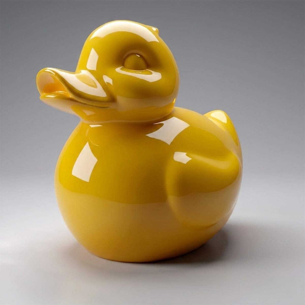 Ente Klein Skulptur DekoFigur Haus und Garten - Einfarbig.