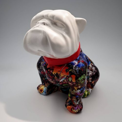 Bulldog Angelo 60 cm Hund - Marvel