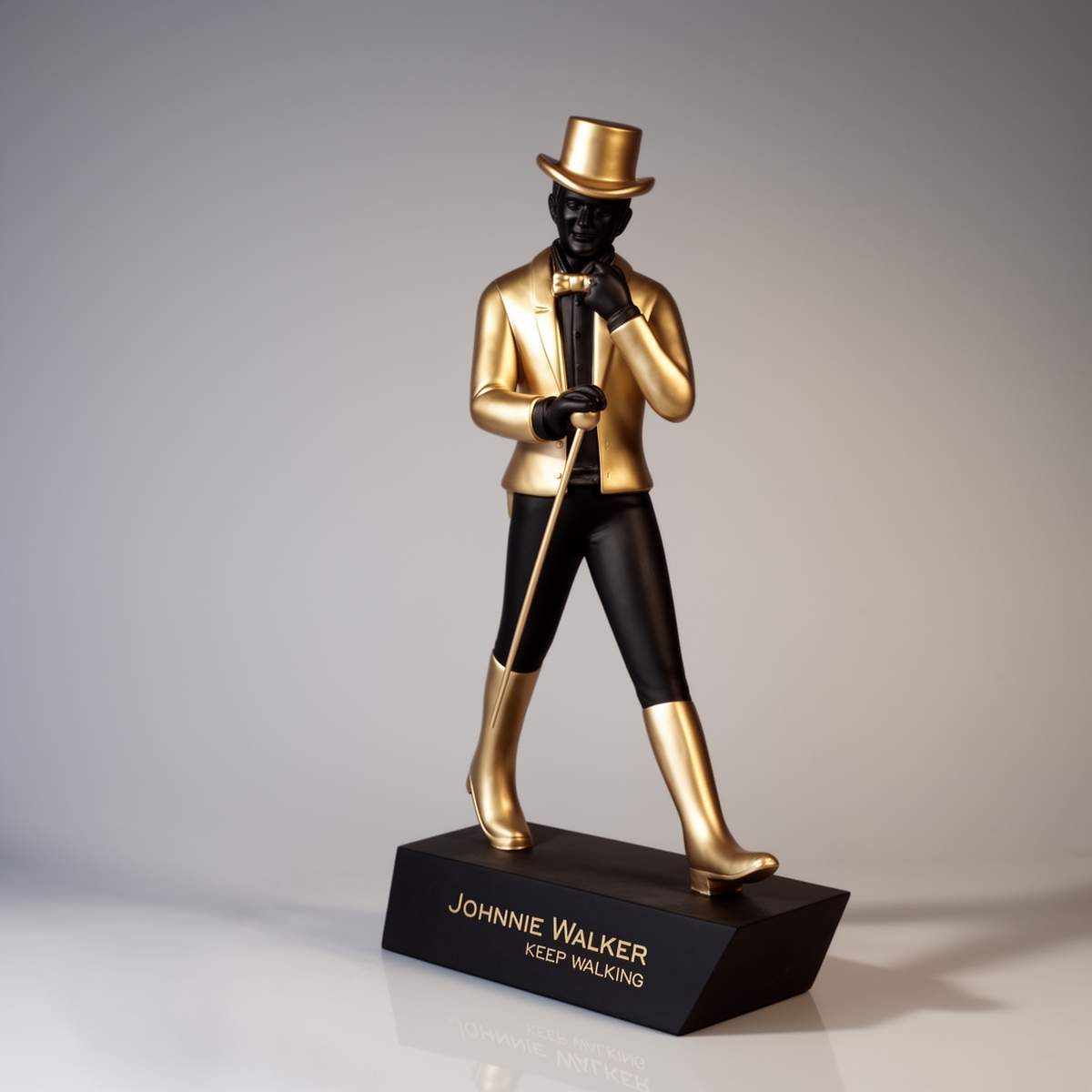 Werbe Johnnie Walker Keep Walking Figur