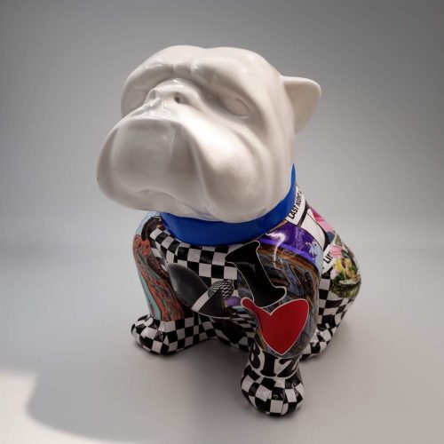 Bulldog Angelo 60 cm Hund - Liebe