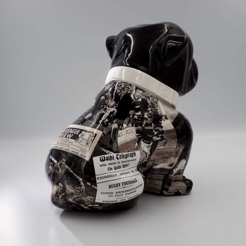 Bulldog Angelo 60 cm Hund - Rugby