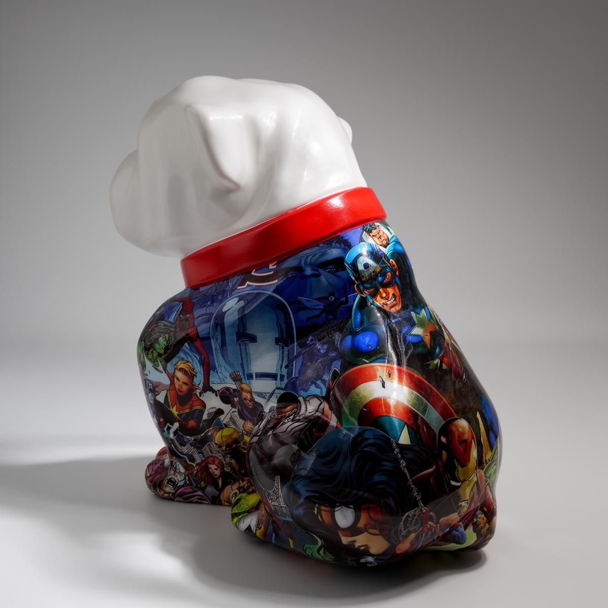 Dekorative Figur Bulldog Angelo Marvel – Bild 2