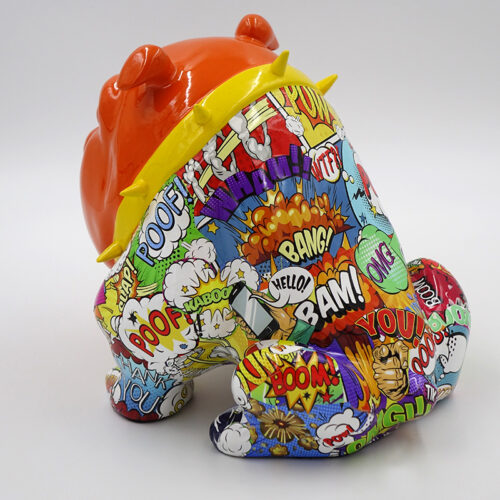 pies Bulldog Avella 55cm - Pop art