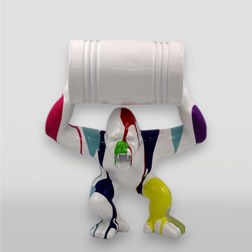 Goryl Tono XS - Biały Trash