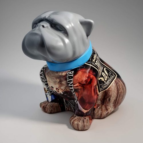 Bulldog Angelo 60 cm Hund - Peaky Blinders