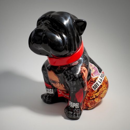 Bulldog Angelo 60 cm Hund - La Casa de Papel