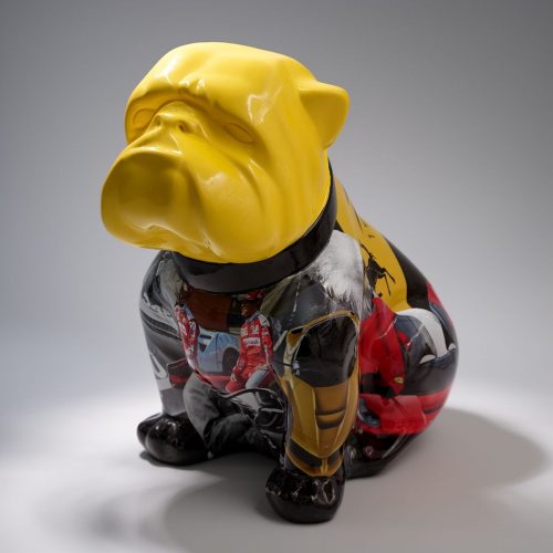 Bulldog Angelo 60 cm Hund - Ferrari