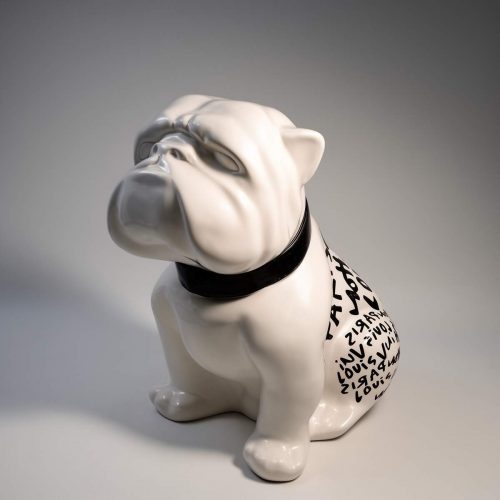 Bulldog Angelo 40 cm Hund - Louis Paris