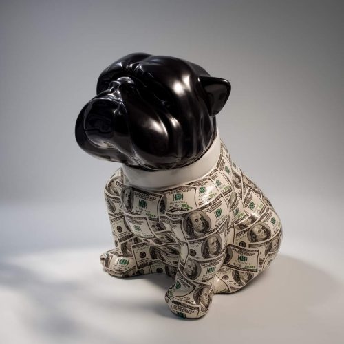 Bulldog Angelo 40 cm Hund - Dollars