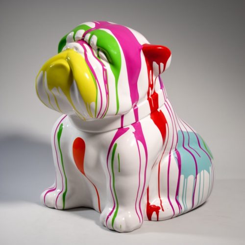 Bulldog Angelo 60 cm Hund - Trash