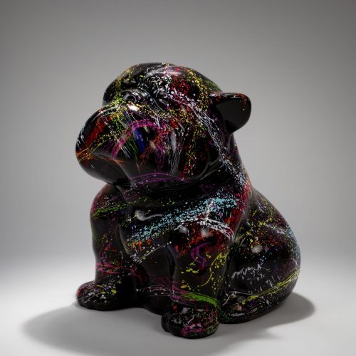 Bulldog Angelo 40 cm Hund - Splash