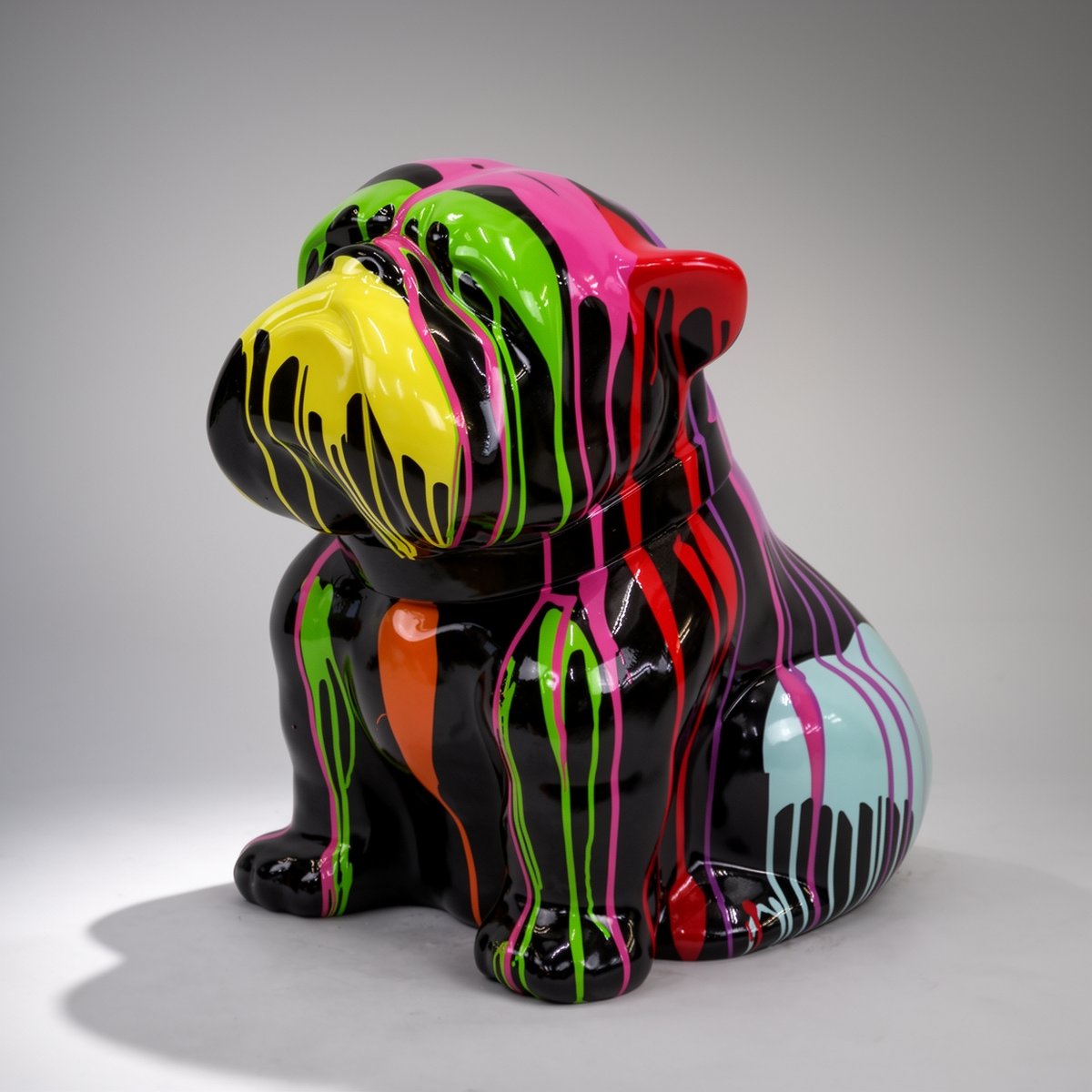 Dekorative Figur Bulldog Angelo Trash