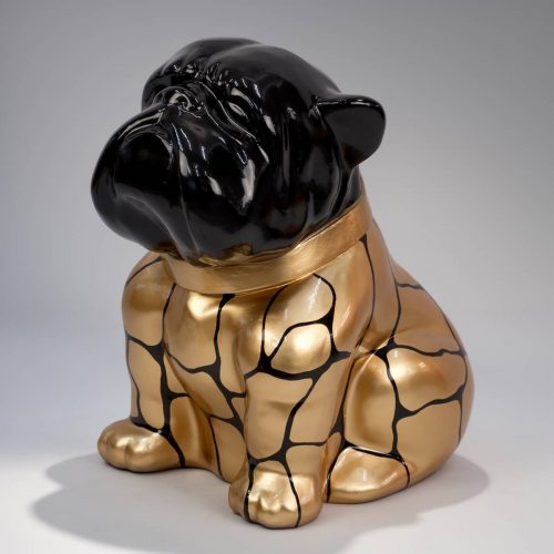 Bulldog Angelo 60 cm Hund - Patches