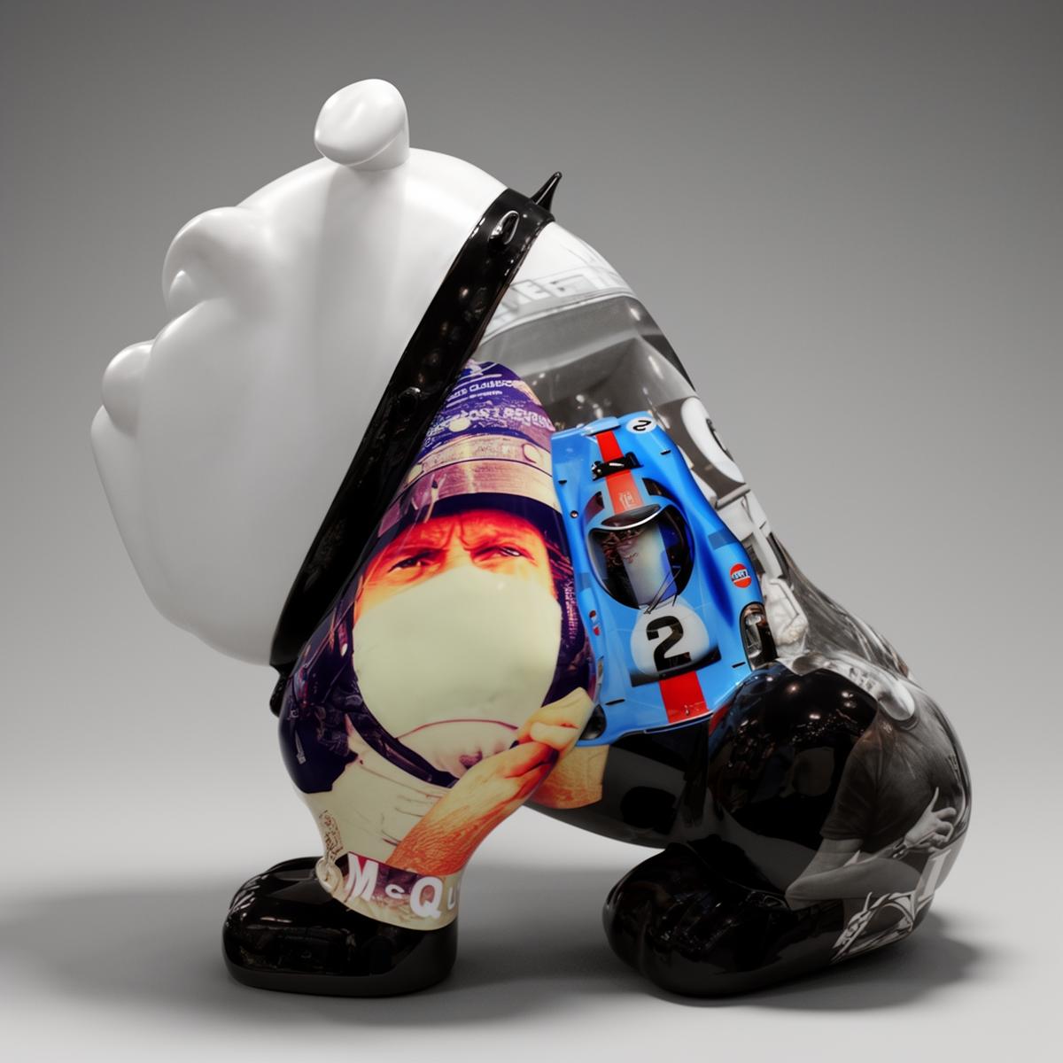 Bulldog Avella 55cm Hund - McQueen
