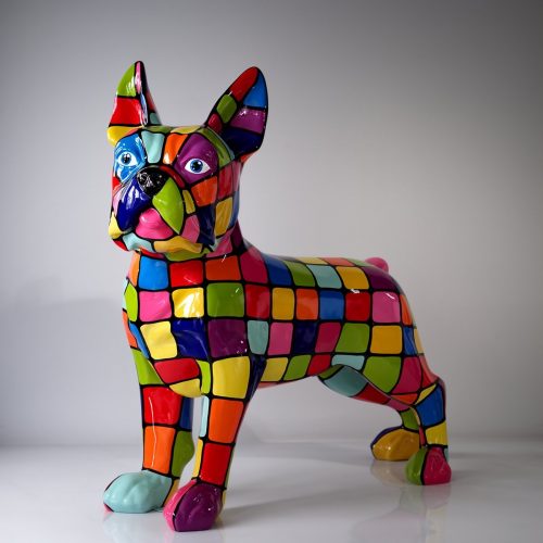 Große Figur eines französischen Bulldogs - Smarties
