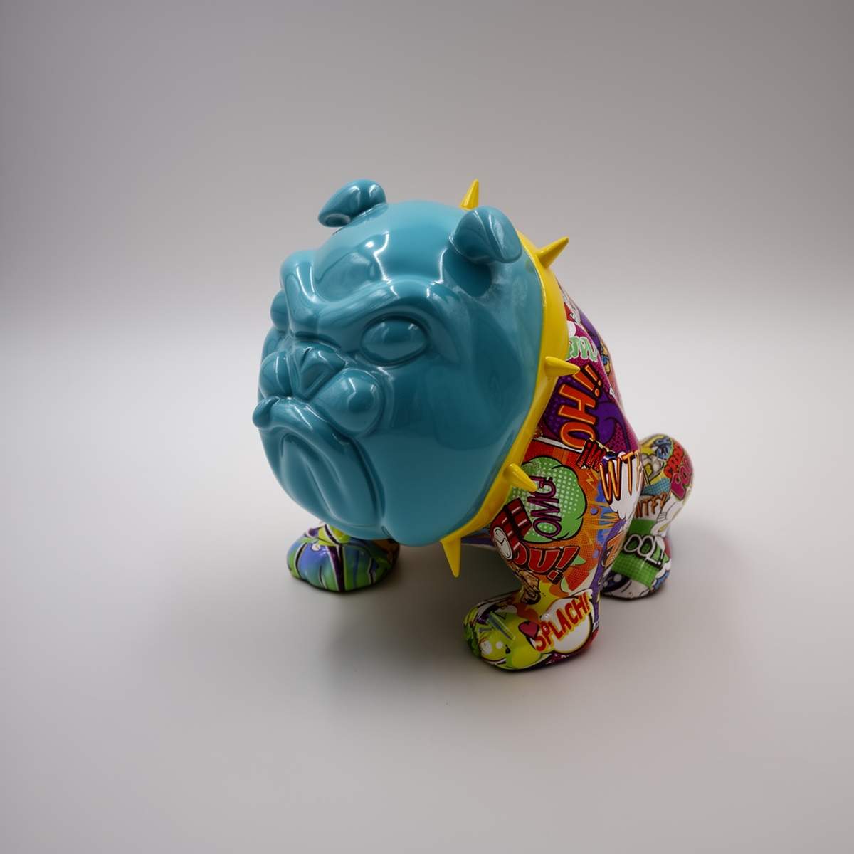 Dekorative Bulldogge Avella 55 cm Pop Art Figur – Bild 6
