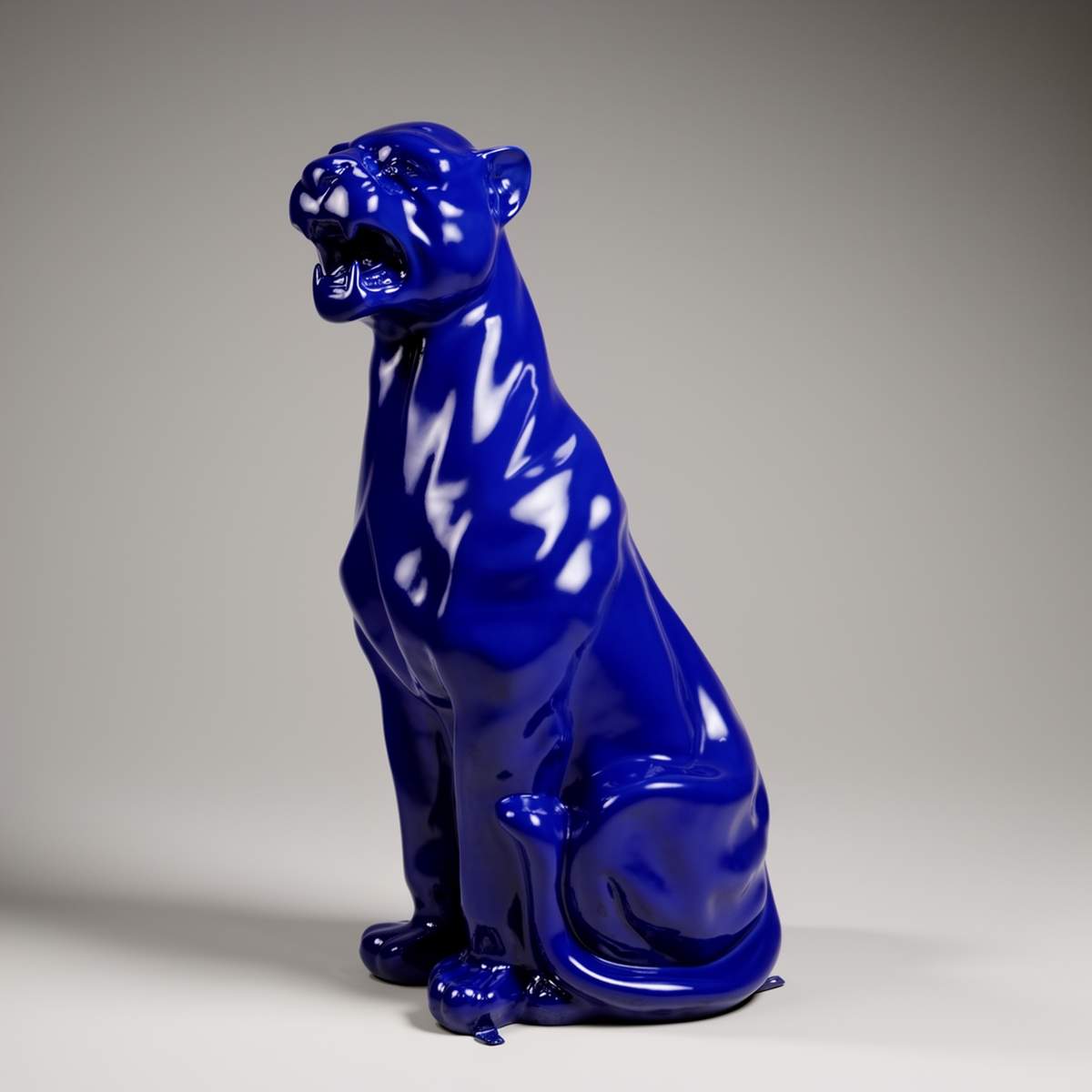 Dekorative Panther Sitzend XXL Figur – Bild 2