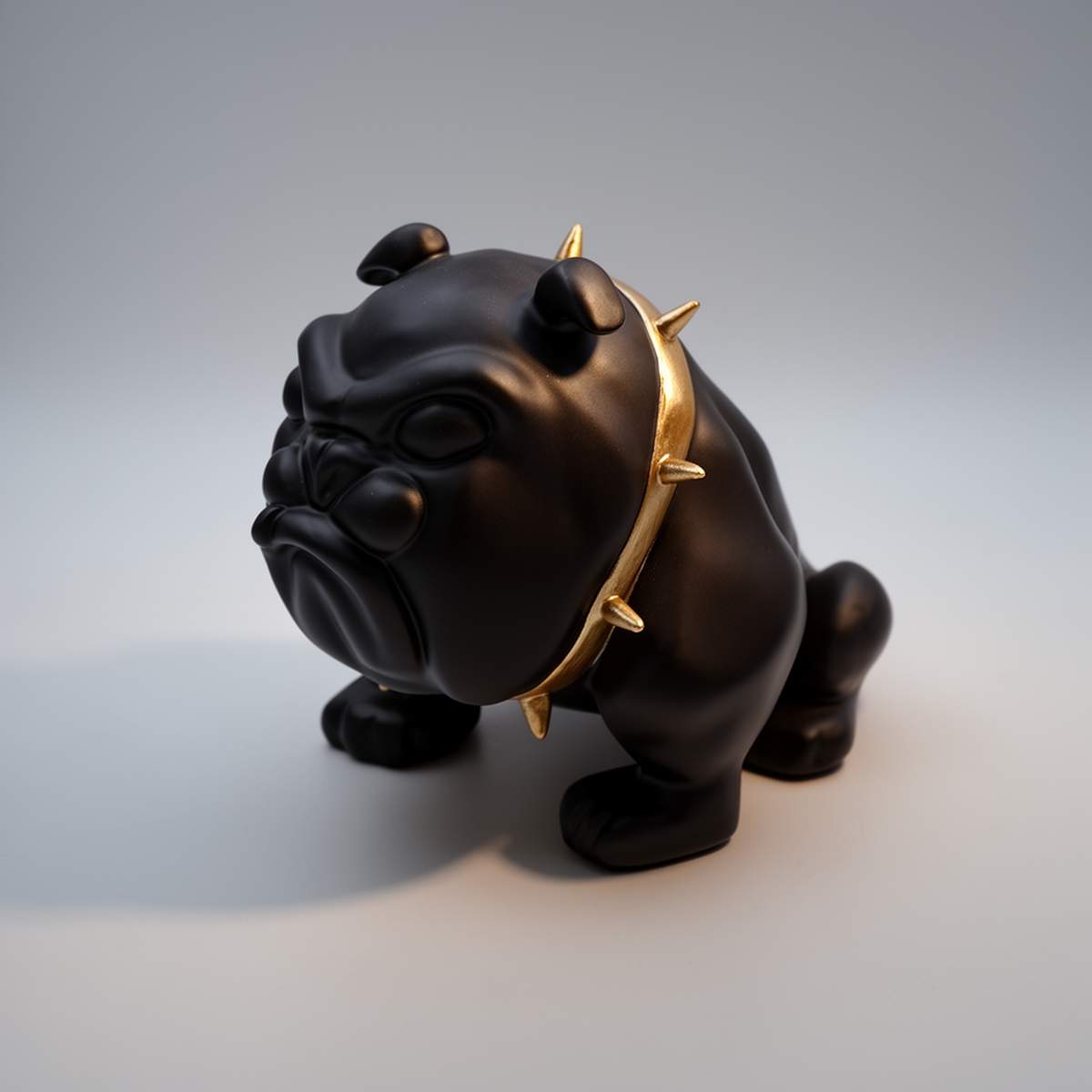 Hund Bulldog Avella 55cm - matt schwarz