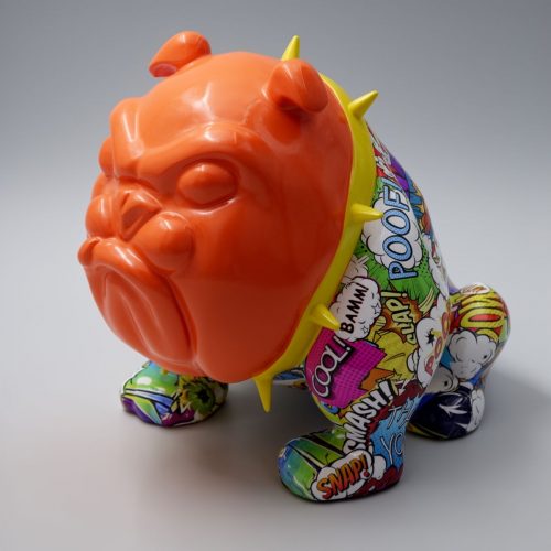 Bulldoggenhund Avella 55 cm – Pop Art