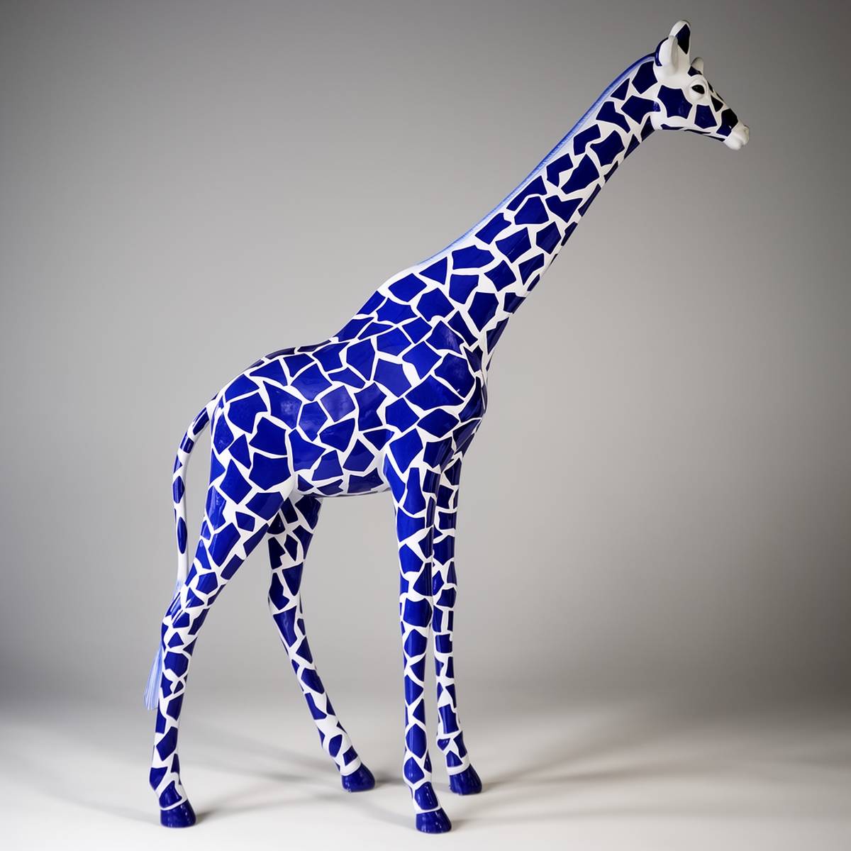 Dekorative Giraffe Lebensgroß Modern Figur