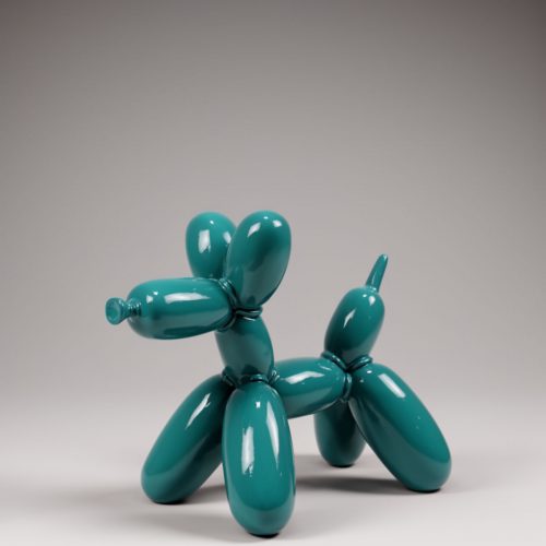 Ballonhund Kleine Dekorative Figur - Türkis