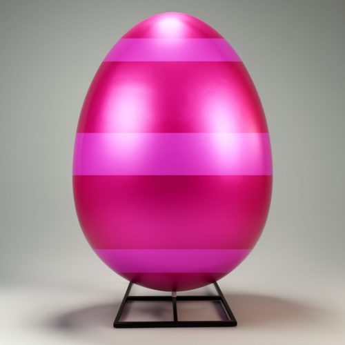 Dekorative XXL Osterei-Figur – Quadratbasis