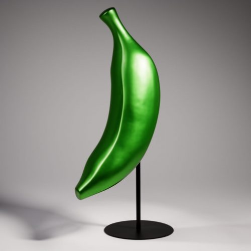 Verchromte Banane