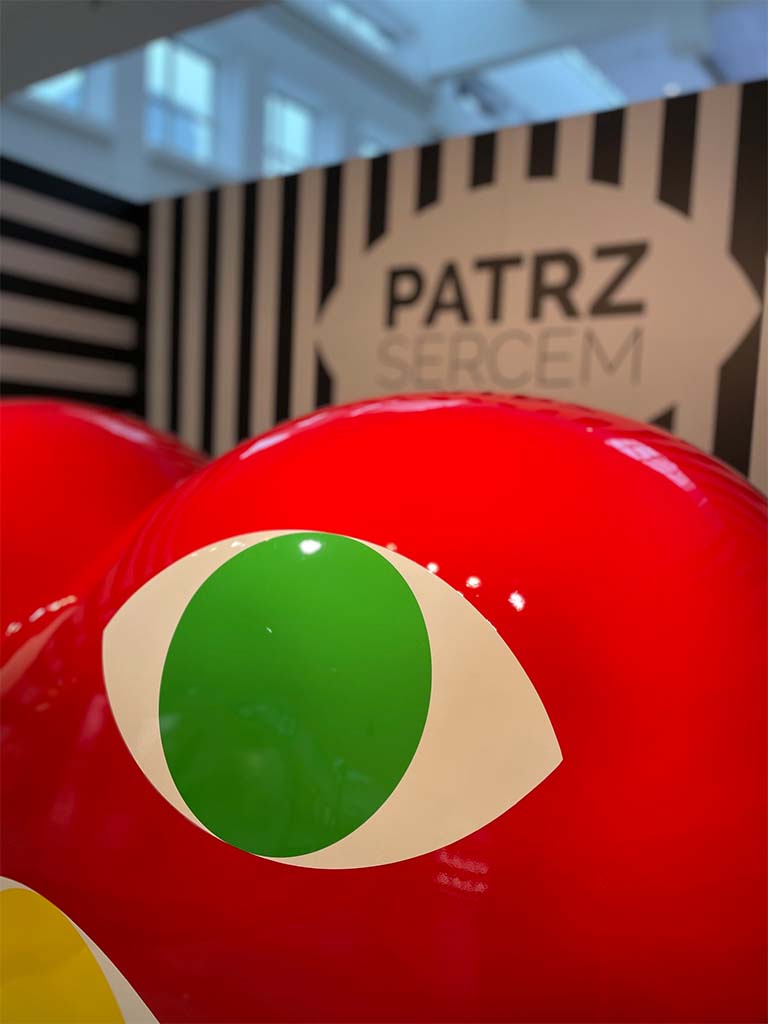 Ein Herz voller Augen für die Eventagentur 5 AM 2 figura patrz sercem