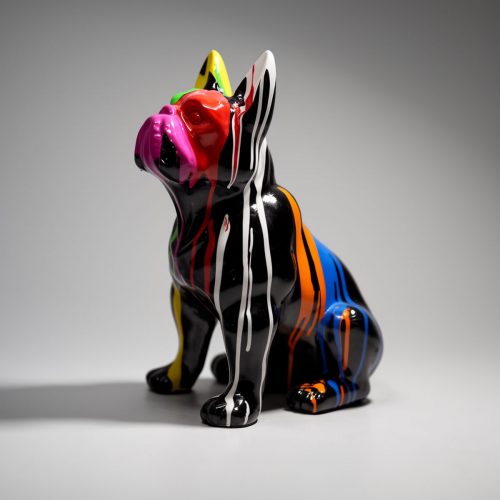 Dekorative Figur Französische Bulldogge - Trash