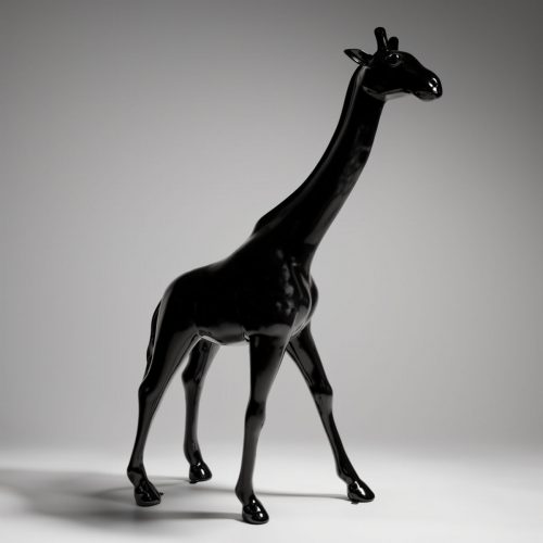 Große Giraffe 230CM Schwarze Version