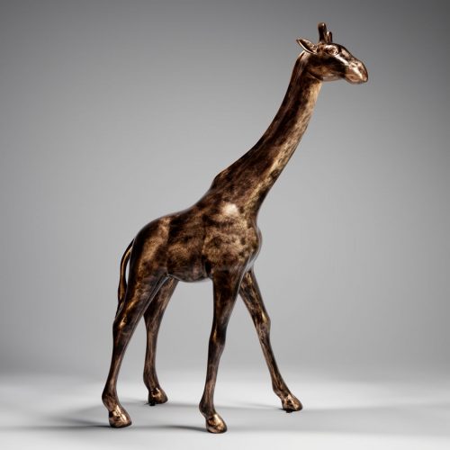 Große Giraffe 230CM Patina-Version